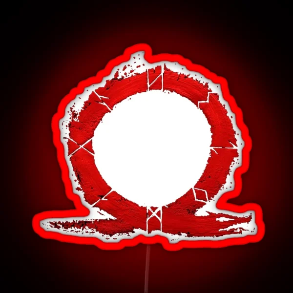 God Of War Logo RGB Neon Sign
