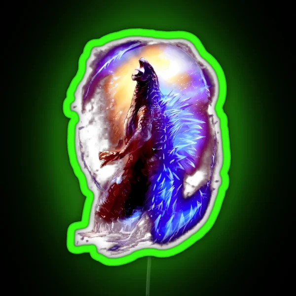Godzilla RGB Neon Sign