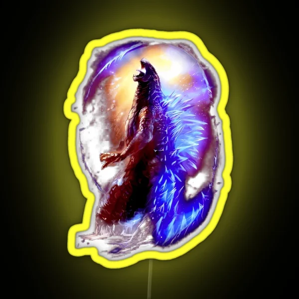 Godzilla RGB Neon Sign