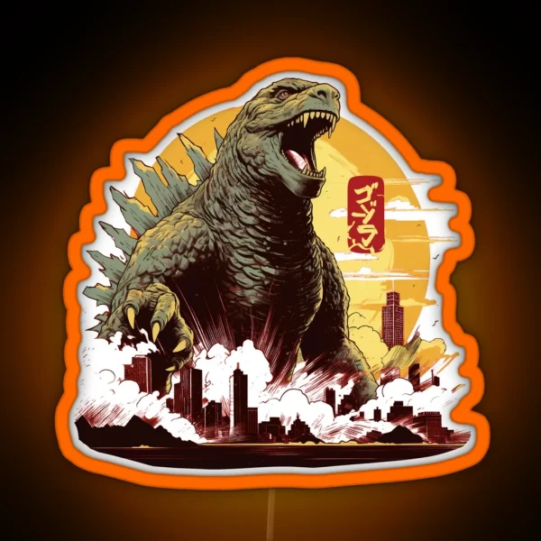 Godzilla RGB Neon Sign