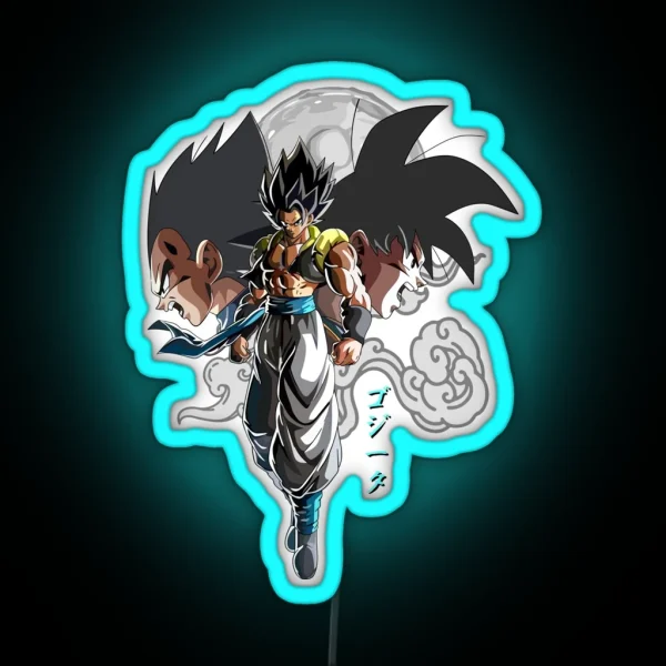 Gogeta Fusion Reborn RGB Neon Sign