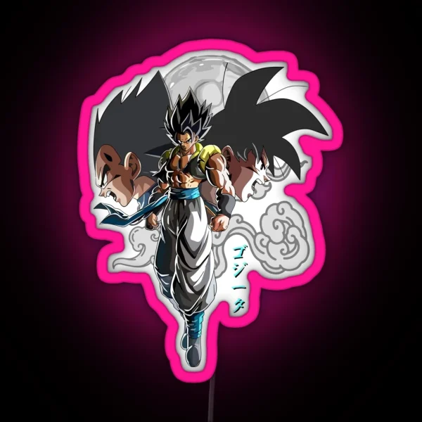 Gogeta Fusion Reborn RGB Neon Sign