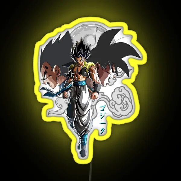 Gogeta Fusion Reborn RGB Neon Sign