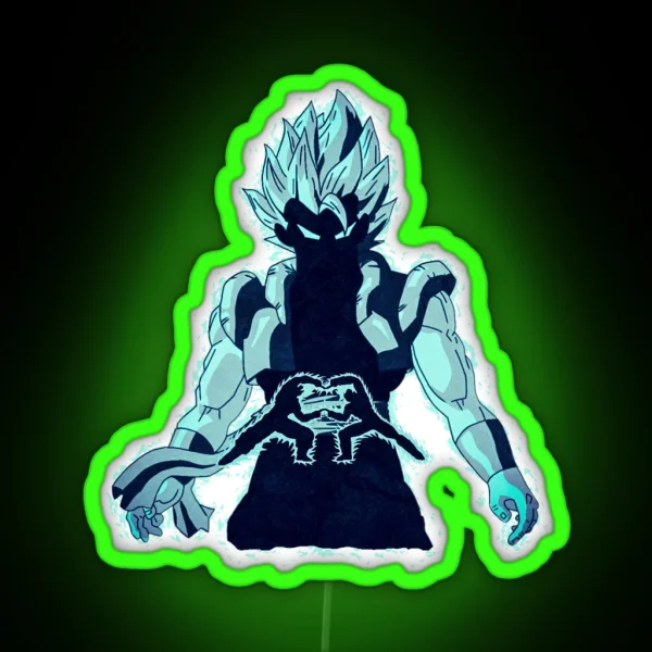 Gogeta Fusion Reborn Variant 3 Vol 2 RGB Neon Sign