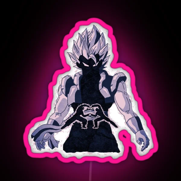 Gogeta Fusion Reborn Variant 5 Vol 2 RGB Neon Sign