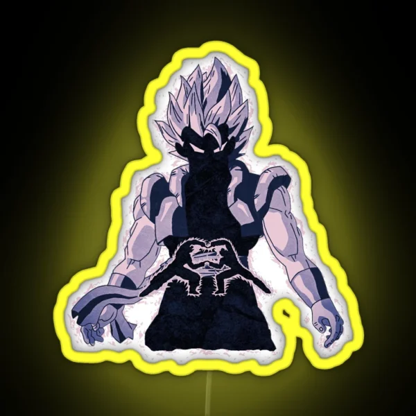 Gogeta Fusion Reborn Variant 5 Vol 2 RGB Neon Sign