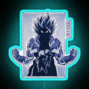 Gogeta The Strongest Fusion Variant 1 Vol 1 RGB Neon Sign