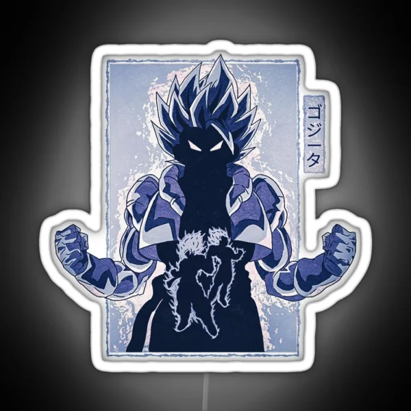 Gogeta The Strongest Fusion Variant 1 Vol 1 RGB Neon Sign
