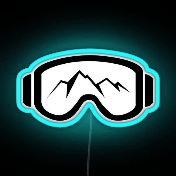 Goggle Mtn 1 RGB Neon Sign