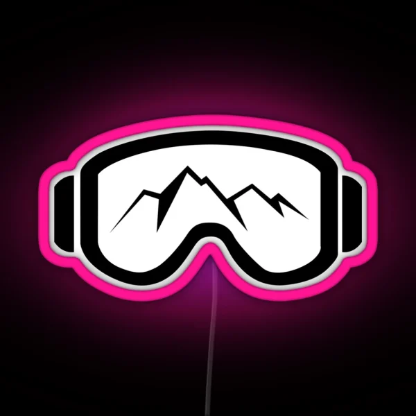 Goggle Mtn 1 RGB Neon Sign