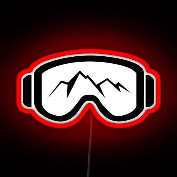 Goggle Mtn 1 RGB Neon Sign