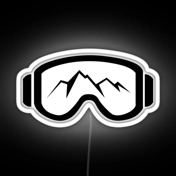 Goggle Mtn 1 RGB Neon Sign