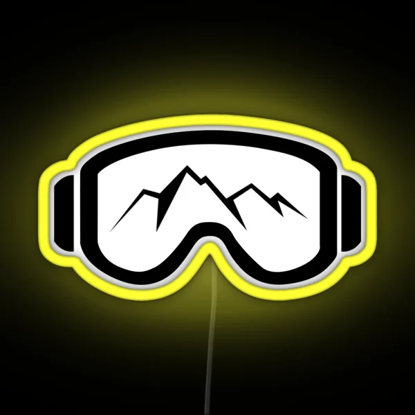 Goggle Mtn 1 RGB Neon Sign