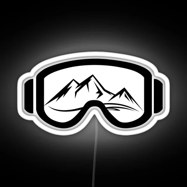 Goggle Mtn 2 RGB Neon Sign
