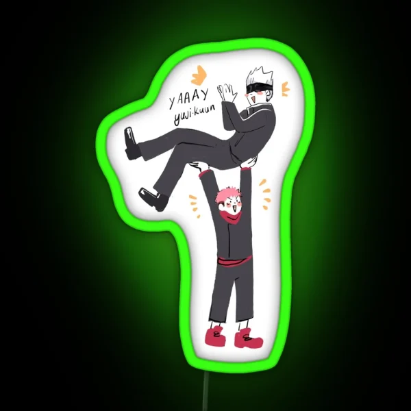 Gojo And Yuji RGB Neon Sign