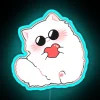 Gojo Cat Heart Vers RGB Neon Sign - Image 3