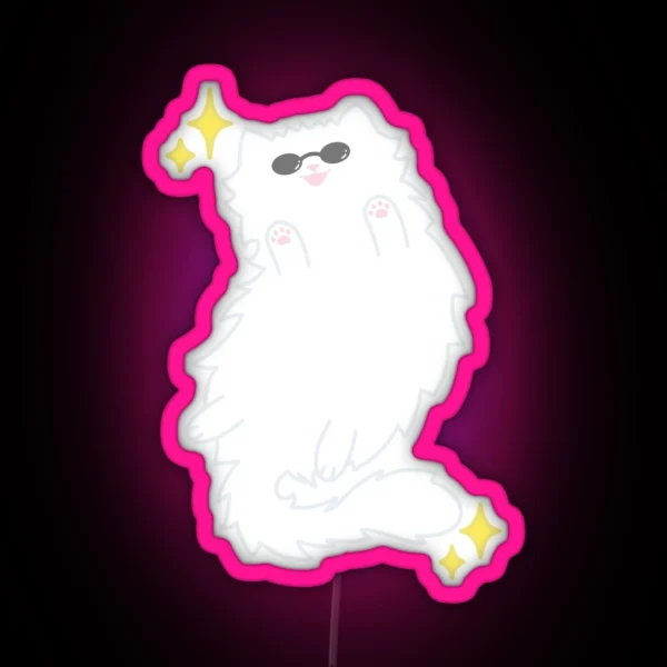 Gojo Cat Led Mugs And More RGB Neon Sign