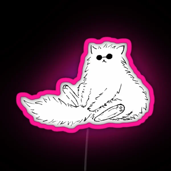 Gojo Cat RGB Neon Sign