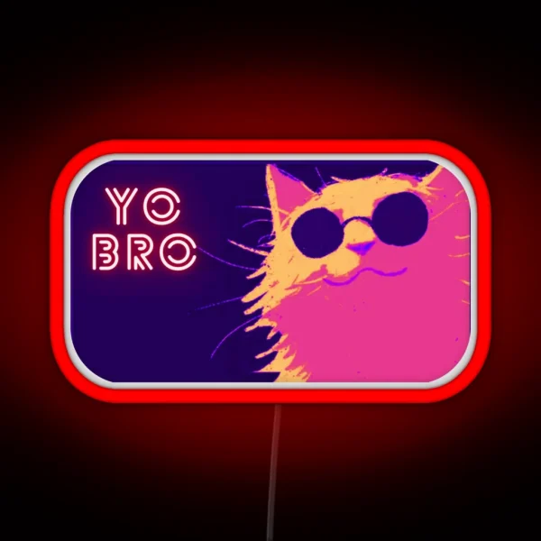 Gojo Cat RGB Neon Sign