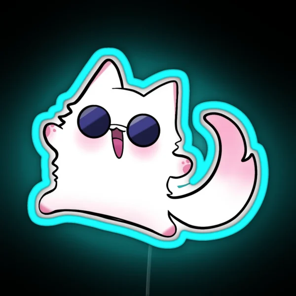 Gojo Cat RGB Neon Sign
