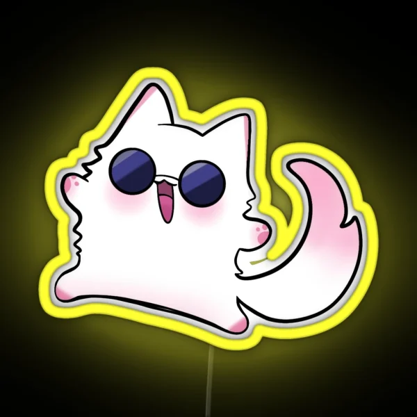 Gojo Cat RGB Neon Sign