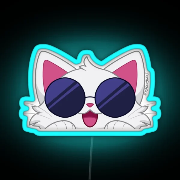 Gojo Cat RGB Neon Sign