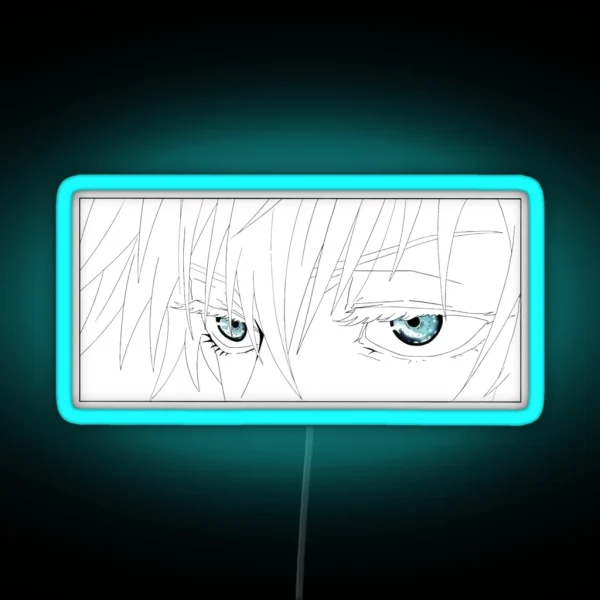 Gojo Satoru S Eyes RGB Neon Sign
