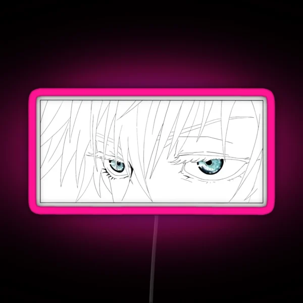 Gojo Satoru S Eyes RGB Neon Sign