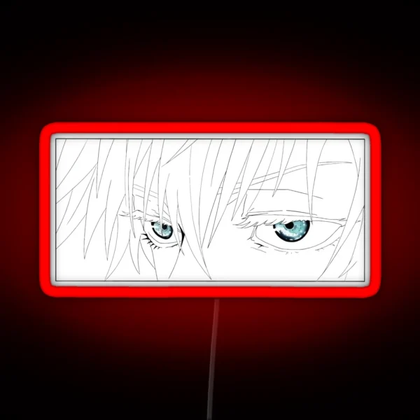 Gojo Satoru S Eyes RGB Neon Sign
