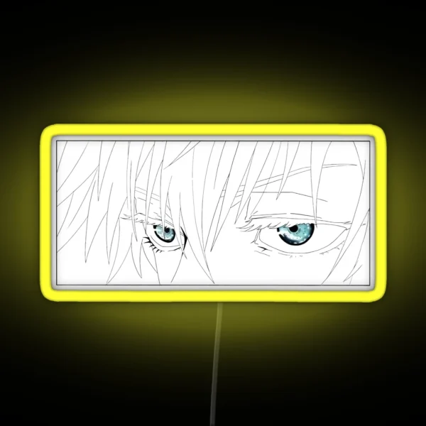 Gojo Satoru S Eyes RGB Neon Sign