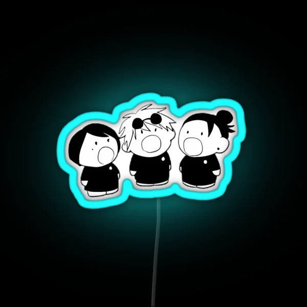 Gojo X Geto X Shoko Cute RGB Neon Sign