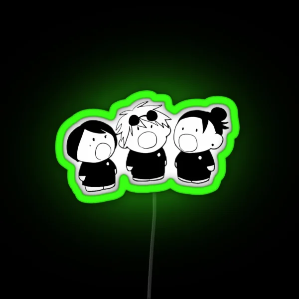 Gojo X Geto X Shoko Cute RGB Neon Sign