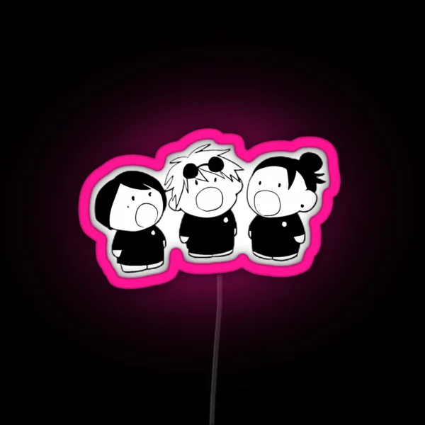 Gojo X Geto X Shoko Cute RGB Neon Sign