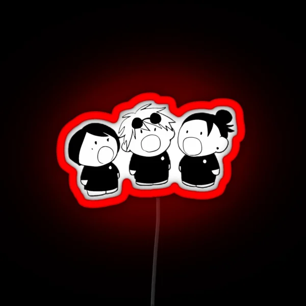 Gojo X Geto X Shoko Cute RGB Neon Sign