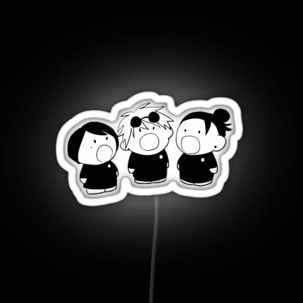 Gojo X Geto X Shoko Cute RGB Neon Sign