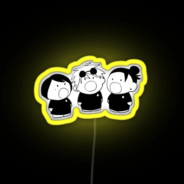 Gojo X Geto X Shoko Cute RGB Neon Sign