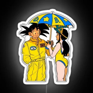 Goku And Chichi RGB Neon Sign