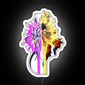 Goku And Friza RGB Neon Sign