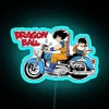 Goku And Gohan Riding A Motocycle Dragon Ball RGB Neon Sign - Image 2