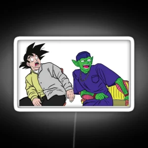 Goku And Piccolo Friday Scene DAMN RGB Neon Sign