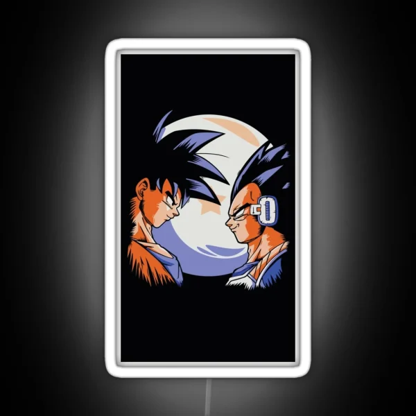 Goku And Vegeta Goku And Vegeta Lunar RGB Neon Sign