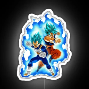 Goku And Vegeta Perfect Gift For You And Friends RGB Neon Sign