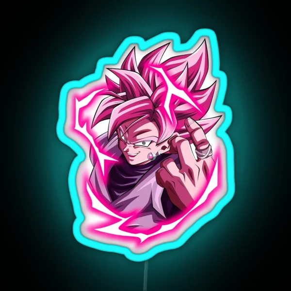 Goku Black RGB Neon Sign
