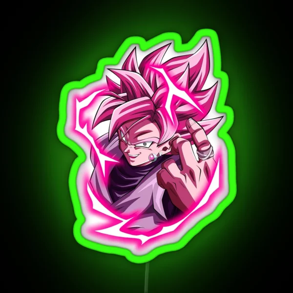 Goku Black RGB Neon Sign