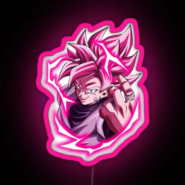 Goku Black RGB Neon Sign