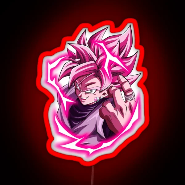 Goku Black RGB Neon Sign