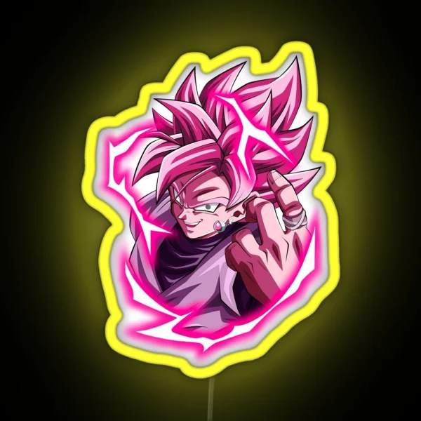 Goku Black RGB Neon Sign