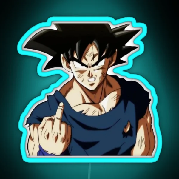 Goku Cute RGB Neon Sign