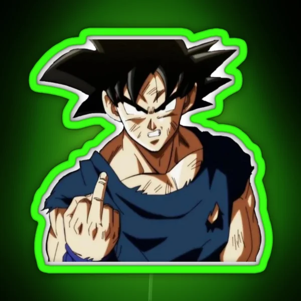 Goku Cute RGB Neon Sign