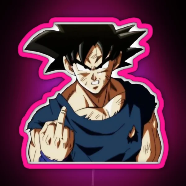 Goku Cute RGB Neon Sign